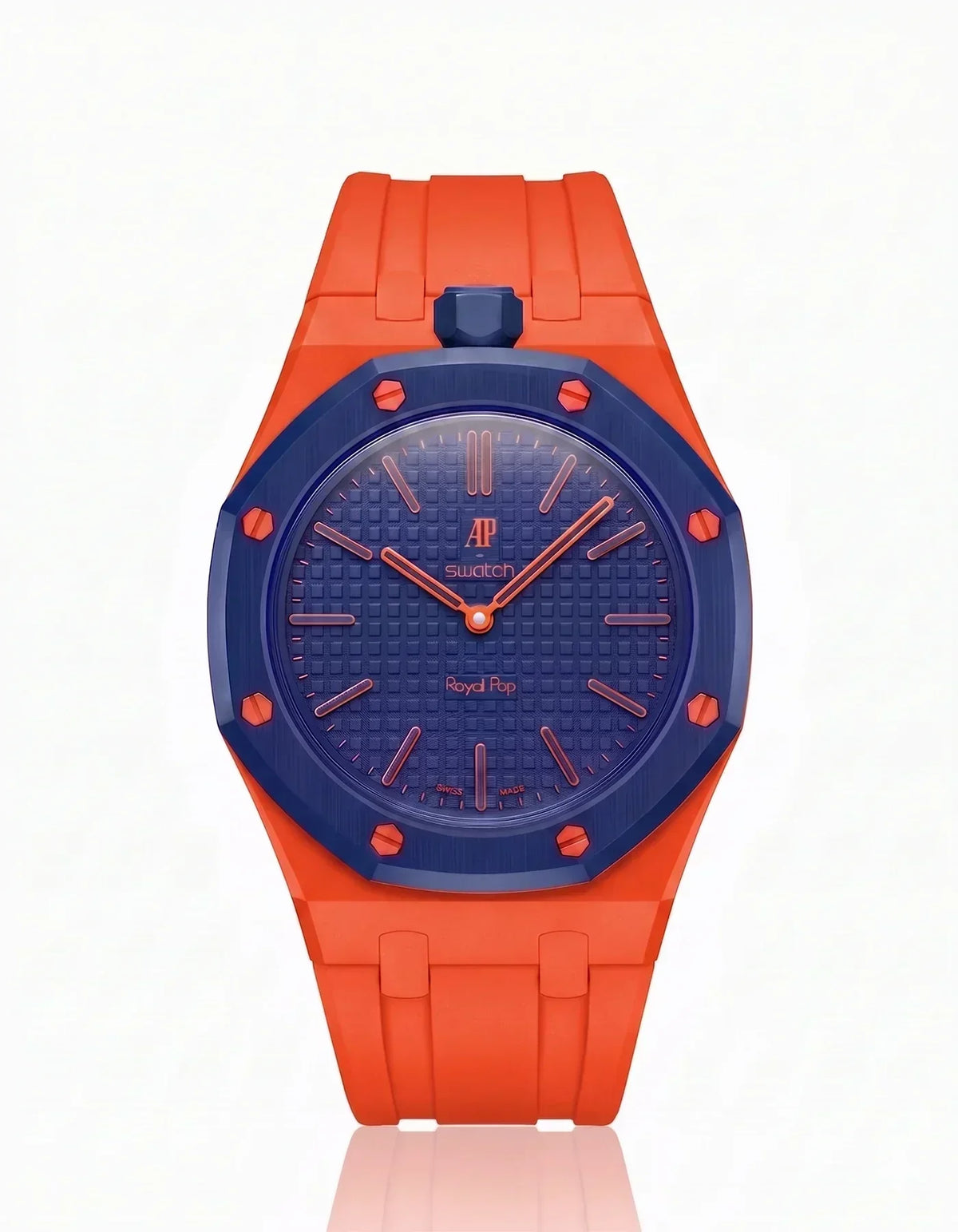 Silicone Strap & Case Royal Pop Orenji Hachi(Customize Colors)