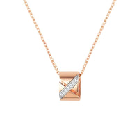 [Solara Jewelry ]LIENS EVIDENCE DIAMOND NECKLACE