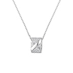 [Solara Jewelry ]LIENS EVIDENCE DIAMOND PAVED NECKLACE