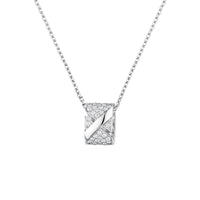 [Solara Jewelry ]LIENS EVIDENCE DIAMOND PAVED NECKLACE