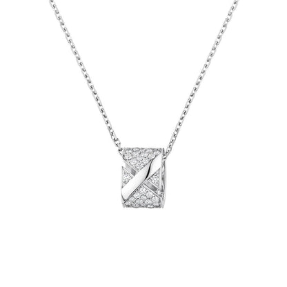 [ソラーラジュエリー] LIENS EVIDENCE DIAMOND PAVED NECKLACE