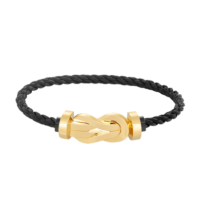 [Solara Jewelry ]チャンス ラージ 8 フィギュア バックル ノー ダイヤモンド ブレスレット ゴールド