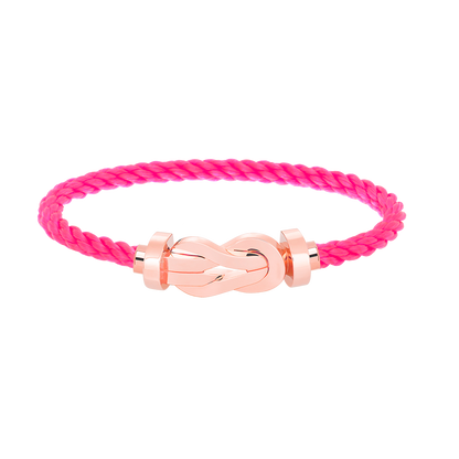 [Solara Jewelry ]CHANCE GROSSES 8-FIGUREN-SCHNALLENARMBAND OHNE DIAMANT ROSÉGOLD