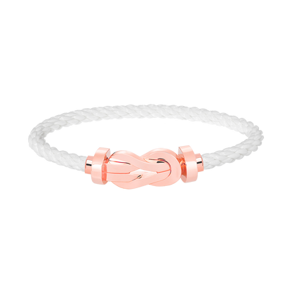 [Solara Jewelry ]CHANCE GROSSES 8-FIGUREN-SCHNALLENARMBAND OHNE DIAMANT ROSÉGOLD