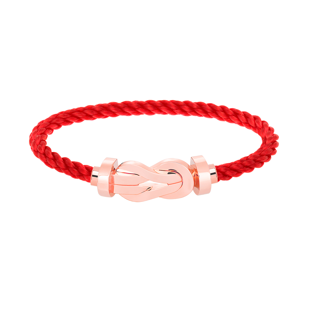 [Solara Jewelry ]CHANCE GROSSES 8-FIGUREN-SCHNALLENARMBAND OHNE DIAMANT ROSÉGOLD