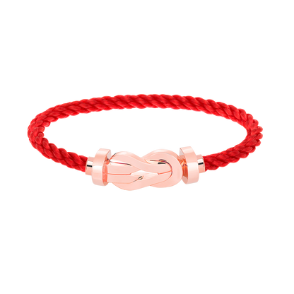 [Solara Jewelry ]CHANCE GROSSES 8-FIGUREN-SCHNALLENARMBAND OHNE DIAMANT ROSÉGOLD