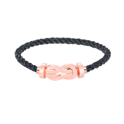 [Solara Jewelry ]CHANCE GROSSES 8-FIGUREN-SCHNALLENARMBAND OHNE DIAMANT ROSÉGOLD