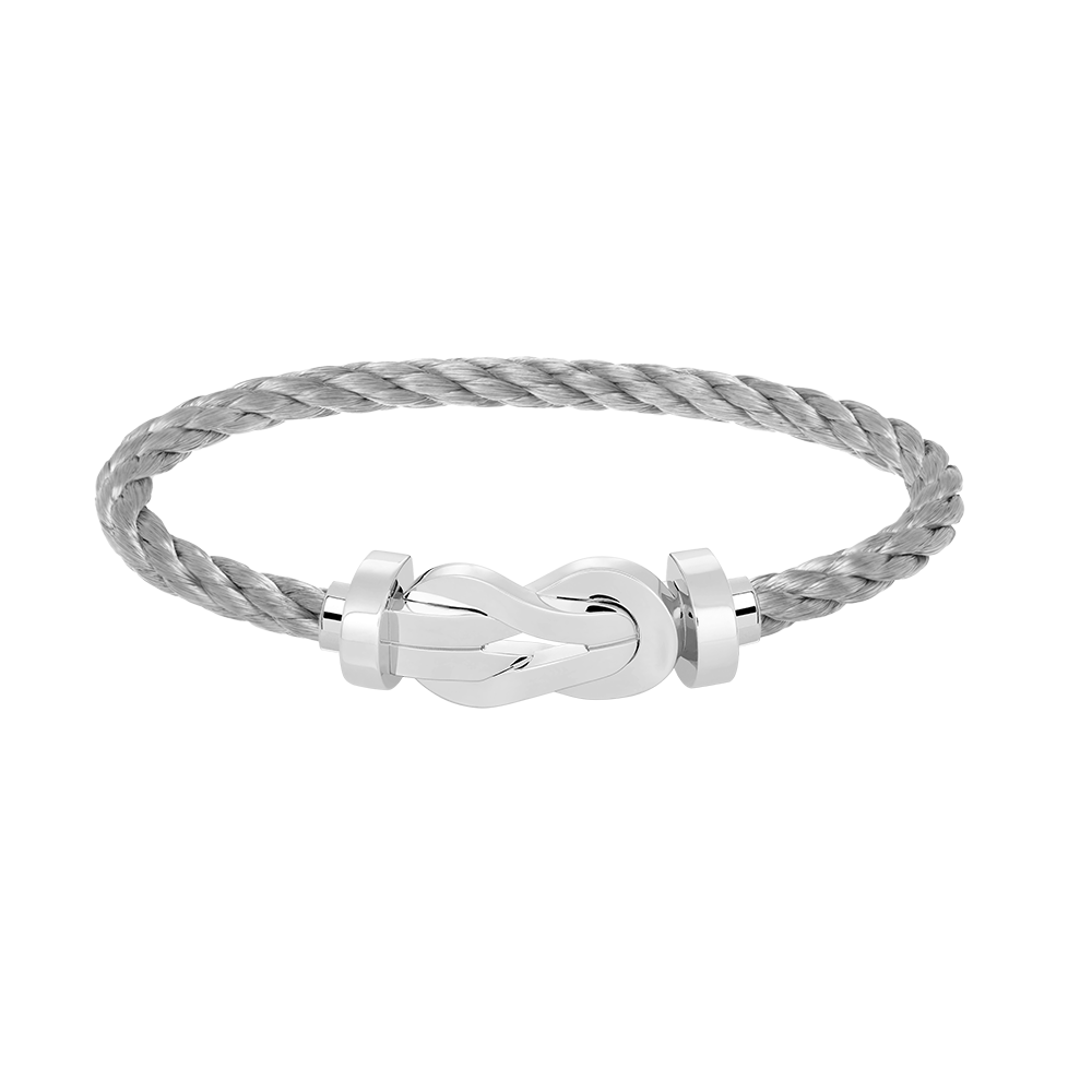 [Solara Jewelry ]CHANCE LARGE 8-FIGURE SCHNALLE OHNE DIAMANTEN ARMREIF SILBER