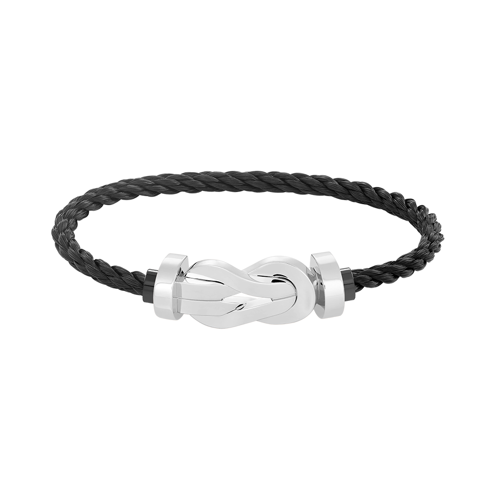 [Solara Jewelry ]CHANCE LARGE 8-FIGURE SCHNALLE OHNE DIAMANTEN ARMREIF SILBER