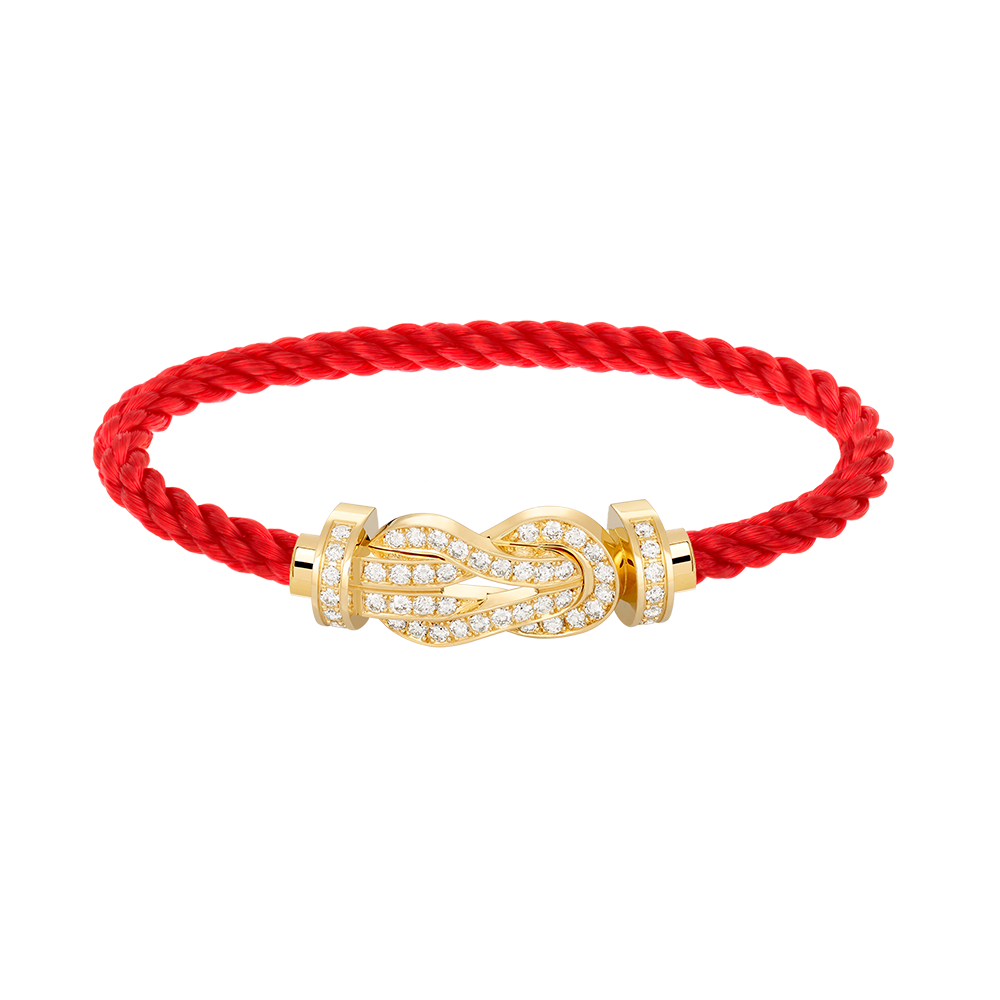 [Solara Jewelry ]CHANCE GROSSE 8-FIGUREN-SCHNALLE VOLLDIAMANTEN-ARMREIF GOLD
