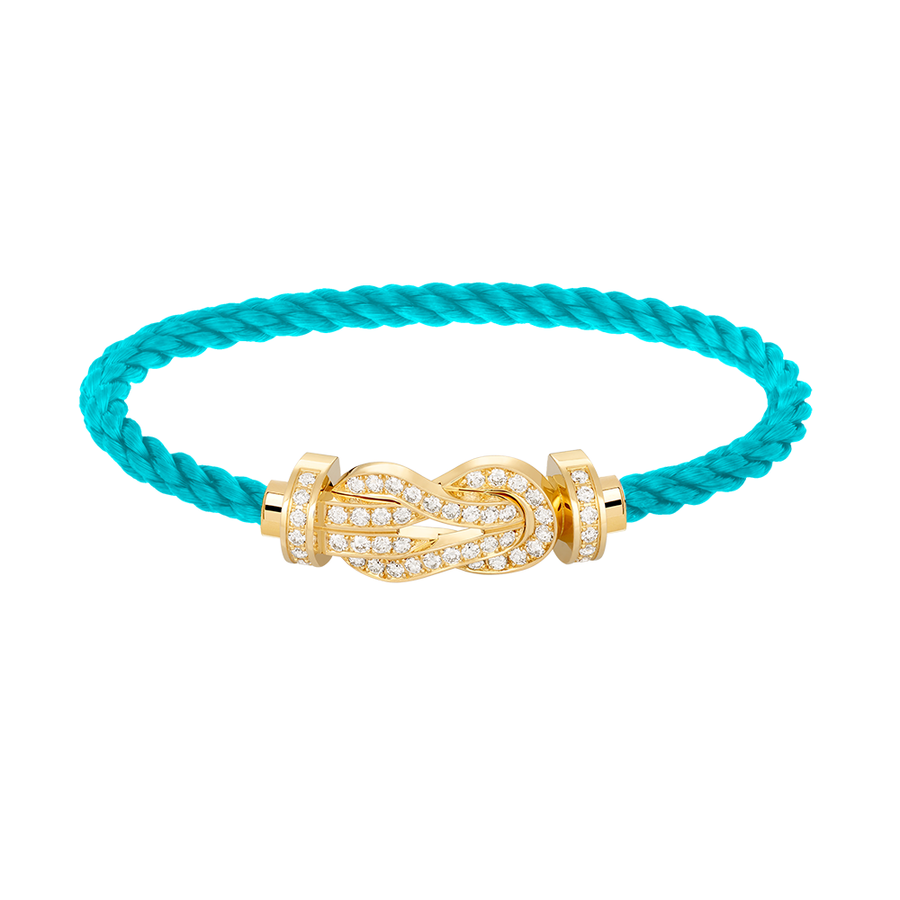 [Solara Jewelry ]CHANCE GROSSE 8-FIGUREN-SCHNALLE VOLLDIAMANTEN-ARMREIF GOLD