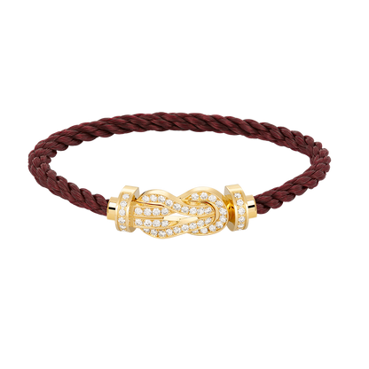 [Solara Jewelry ]CHANCE GROSSE 8-FIGUREN-SCHNALLE VOLLDIAMANTEN-ARMREIF GOLD