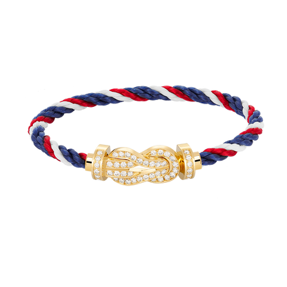 [Solara Jewelry ]CHANCE GROSSE 8-FIGUREN-SCHNALLE VOLLDIAMANTEN-ARMREIF GOLD
