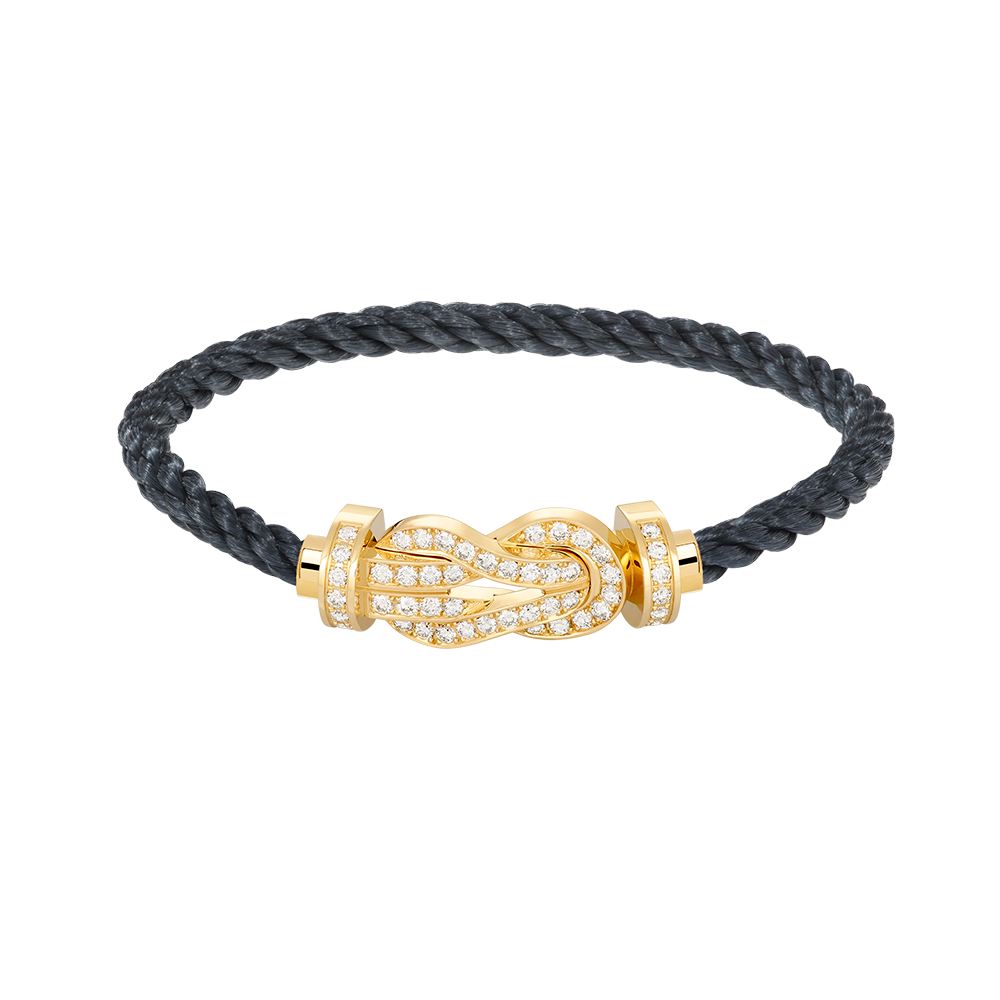 [Solara Jewelry ]CHANCE GROSSE 8-FIGUREN-SCHNALLE VOLLDIAMANTEN-ARMREIF GOLD