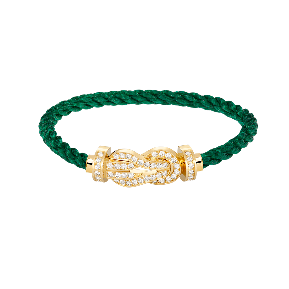 [Solara Jewelry ]CHANCE GROSSE 8-FIGUREN-SCHNALLE VOLLDIAMANTEN-ARMREIF GOLD