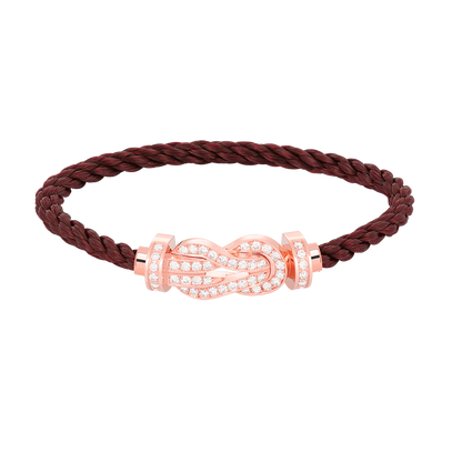 [Solara Jewelry ]CHANCE LARGE 8 FIGURE SCHNALLE VOLLES DIAMANTARMBAND ROSÉGOLD