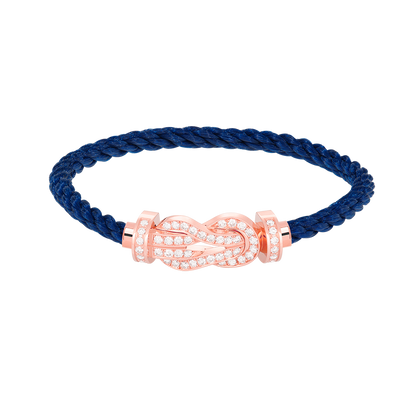 [Solara Jewelry ]CHANCE LARGE 8 FIGURE SCHNALLE VOLLES DIAMANTARMBAND ROSÉGOLD
