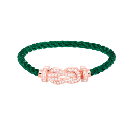 [Solara Jewelry ]CHANCE LARGE 8 FIGURE SCHNALLE VOLLES DIAMANTARMBAND ROSÉGOLD