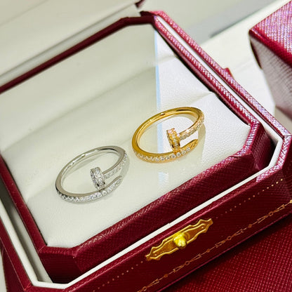 [Solara Jewelry ]JUSTE RING 1.8MM GOLD DIAMONDS