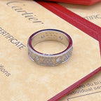 [Solara jewelry]New Enamel Pave Band Ring image 8
