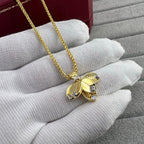 [Solara jewelry]Leaf Pendant Necklace image 2