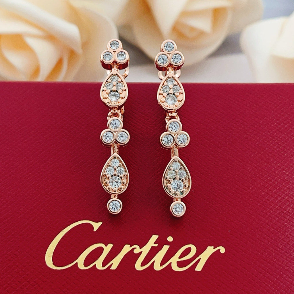 [Solara jewelry] Crystal Drop Earrings
