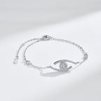 [Solara jewelry]ラッキーアイパヴェセットダイヤモンドブレスレット
