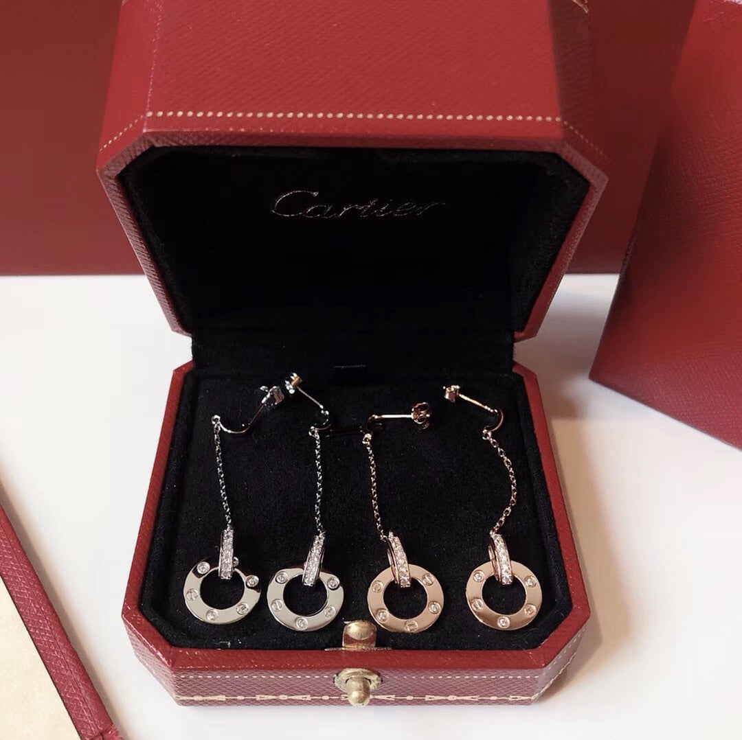 [Solara jewelry] Chain Drop Earrings