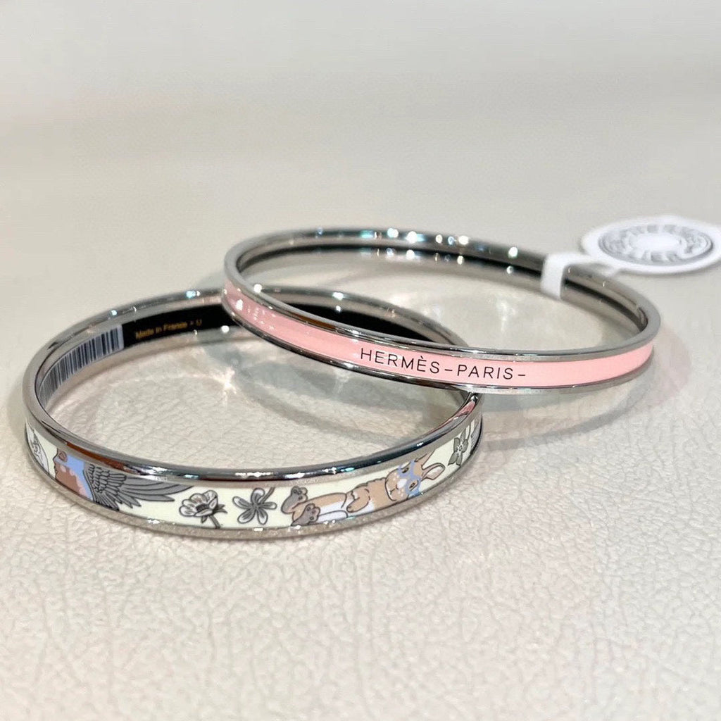 [Solara Jewelry ]H  Petite Slim Enamel Bangle