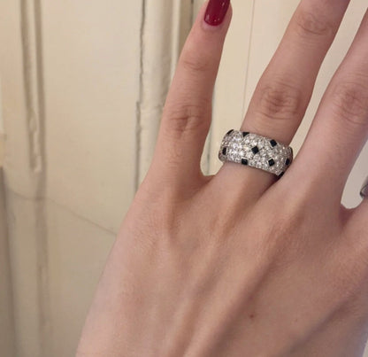 [Solara Jewelry ]JUSTE レオパードプリントリング
