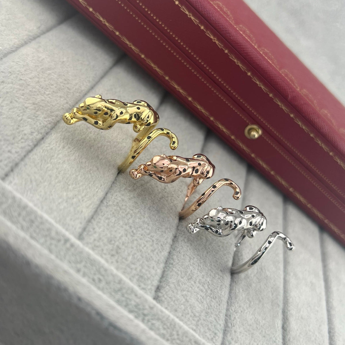 [Solara jewelry]New Panther Open Ring image 4