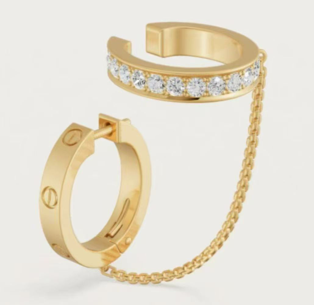 [Solara jewelry] Love Hoop Earrings
