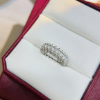 [Solara Jewelry ]Kugelring mit Diamanten