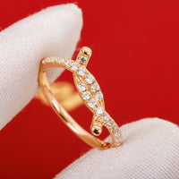 [Solara Jewelry ]Knot Ring for an Infinite Connection