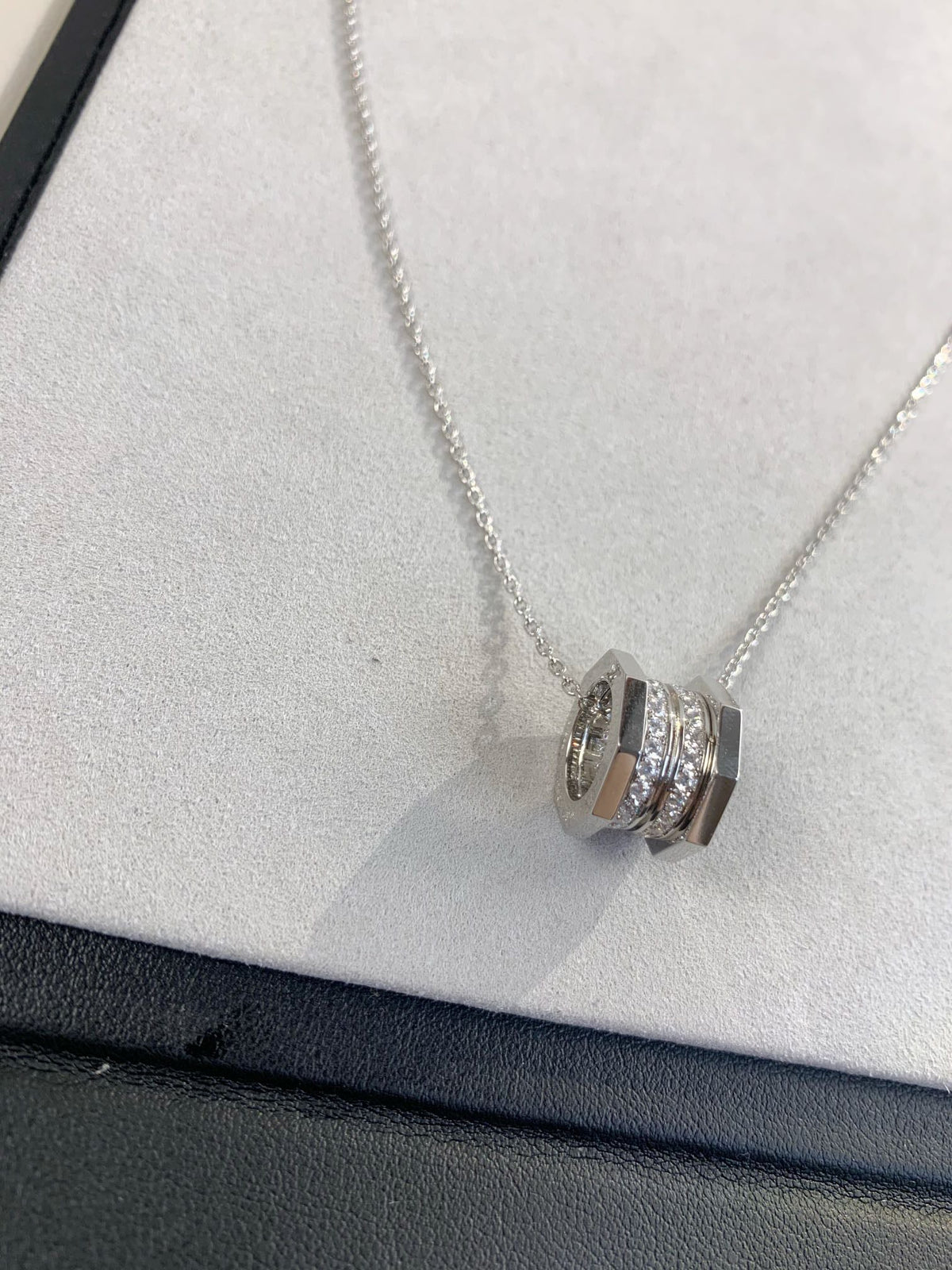 [Solara Jewelry ]CT ヘキサゴンビスペンダントネックレス