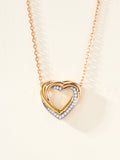 [Solara jewelry]Heart Ring Pendant Necklace image 8