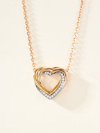 [Solara jewelry]Heart Ring Pendant Necklace image 8