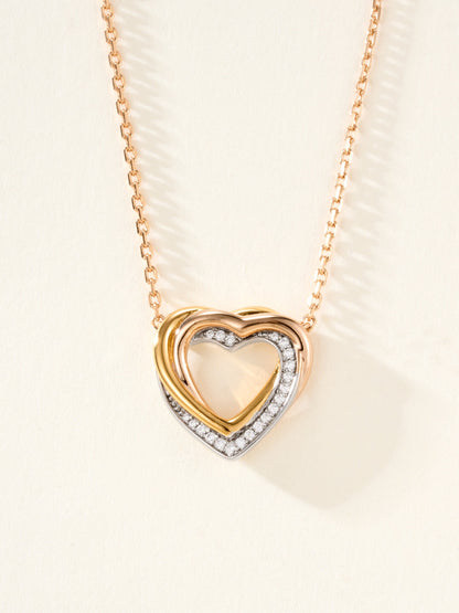 [Solara jewelry]Heart Ring Pendant Necklace image 8