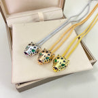 [Solara jewelry]Serpent Color Stone Necklace image 6