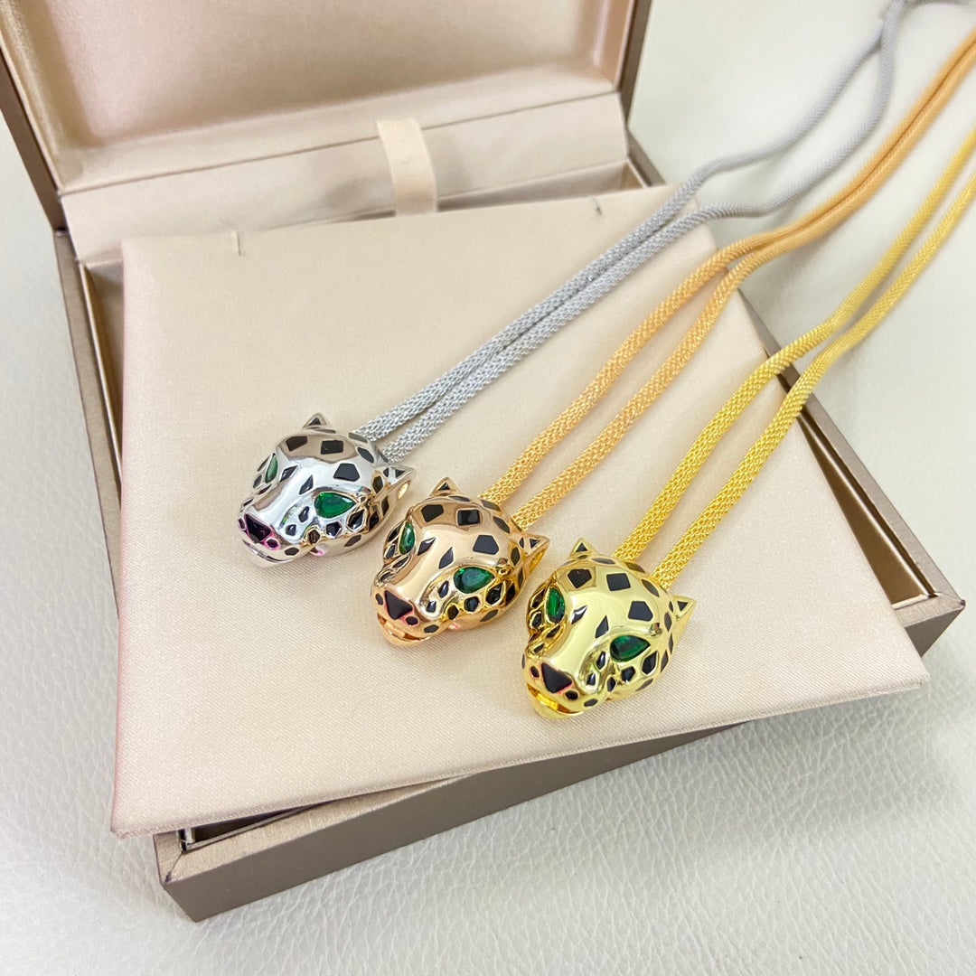 [Solara jewelry]Serpent Color Stone Necklace image 6