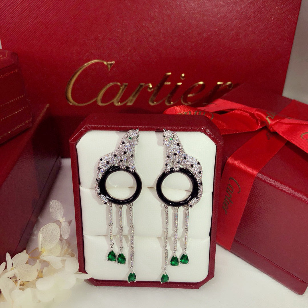 [Solara jewelry] Diamond Drop Earrings