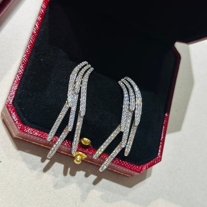 [Solara jewelry] Clash Drop Hoop Earrings