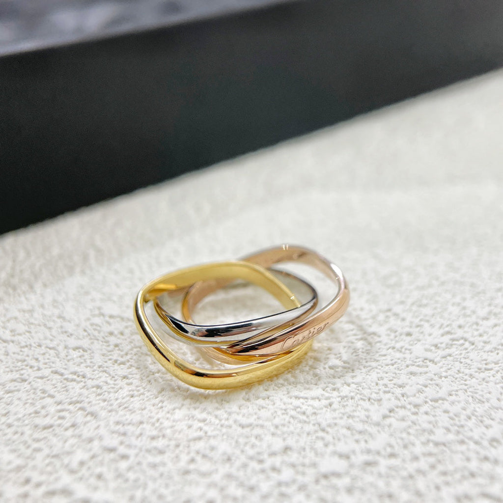 [Solara jewelry]Tri Tone Knot Ring image 3