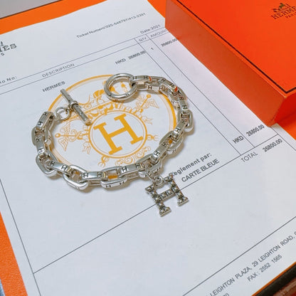 [Solara Jewelry ]H  Neues Schweineschnauzen-Armband in Gold & Silber