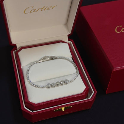 [Solara Jewelry] CT Exquisites Pavé-Diamantarmband