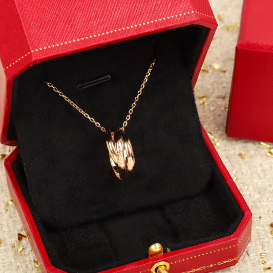 [Solara Jewelry ]トリプルフープネックレス