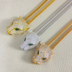 [Solara jewelry]Panther Head Layered Necklace image 5