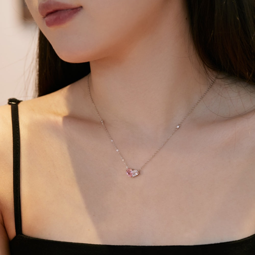[Solara Jewelry ]ユニークハート型ネックレス