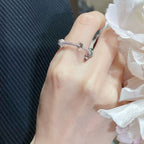 [Solara jewelry]New Screw Motif Open Ring image 6