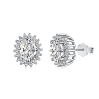 [Solara Jewelry ]Delicate Radiant Oval Cut Daily Earrings